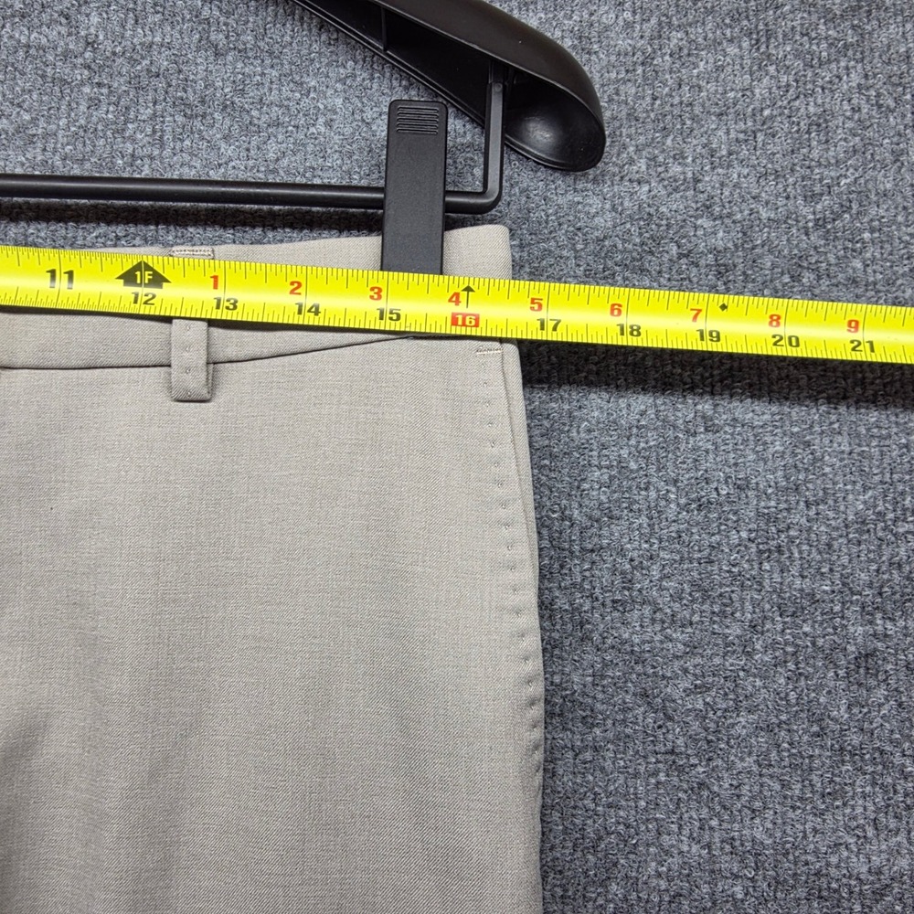 Peter Millar Men's Classic Fit Flat Front Chino Dress Pants Tan Size 33 EB50 - Picture 9 of 12
